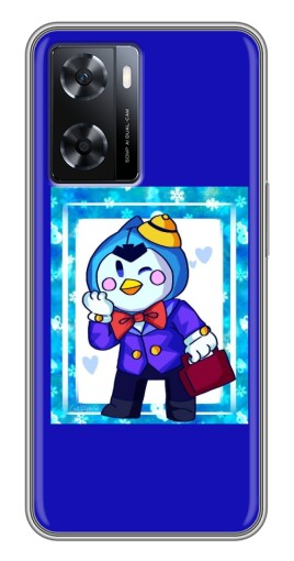 Чехол с принтом "Зимний Мистер Пи" для Oppo a57s