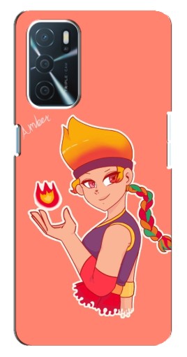 Чехол с картинкой "Amber с огоньком" для Oppo a54s