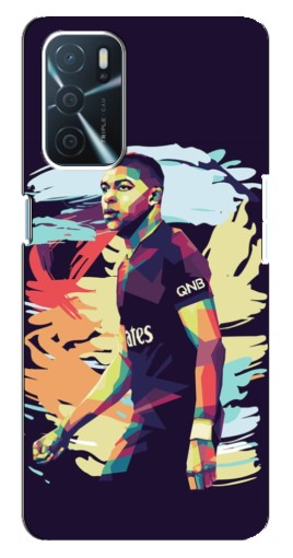 Силиконовый чехол с изображением "ART Mbappe" для Oppo a54s