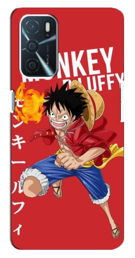 Силиконовый чехол с изображением "Атакующий D Luffy" для Oppo a54s