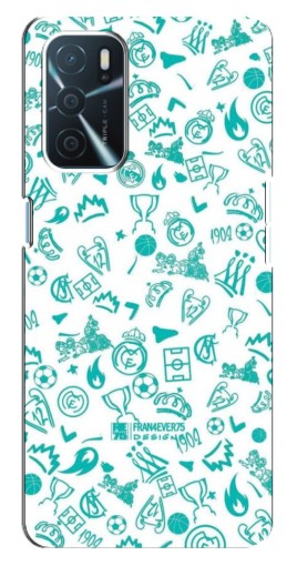 Чехол с принтом "Атрибутика Real Madrid" для Oppo a54s