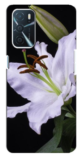 Силиконовый чехол с изображением "Большая лилия" для Oppo a54s