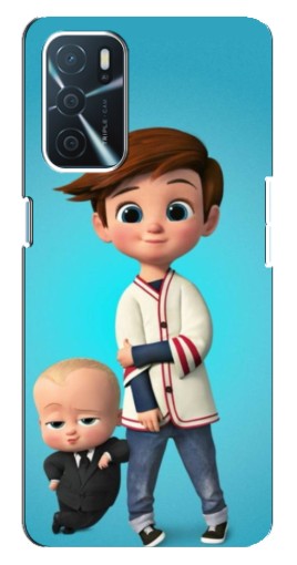 Силиконовый чехол с изображением "Boss and Boy" для Oppo a54s