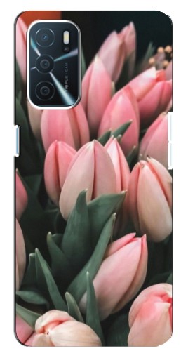 Силиконовый чехол с изображением "Букет тюльпанов" для Oppo a54s