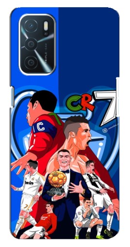 Силиконовый чехол с изображением "CR7" для Oppo a54s