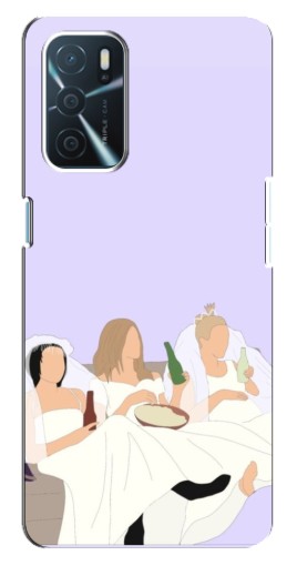 Чехол с печатью "Девушки Друзья" для Oppo a54s