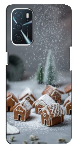 Чехол с принтом "Домики из пряников" для Oppo a54s