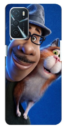 Чехол с принтом "Джо и кот" для Oppo a54s