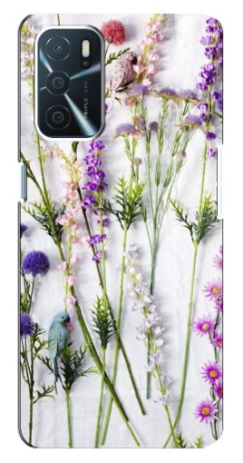 Чехол с картинкой "Фон полевых цветов" для Oppo a54s