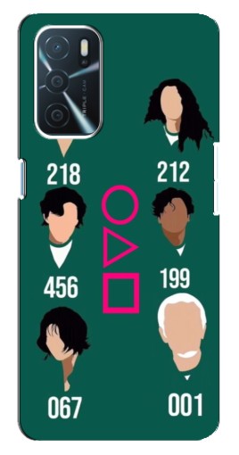Чехол с картинкой "Герои кальмара" для Oppo a54s