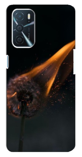 Чехол с принтом "Горящий одуванчик" для Oppo a54s