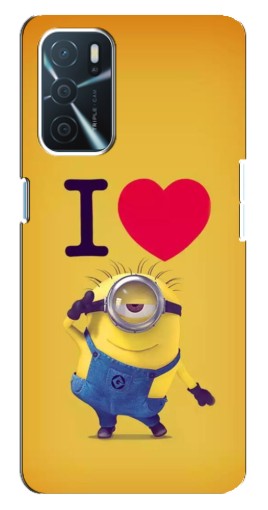 Чехол с картинкой "I Love Minion" для Oppo a54s