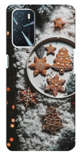 Силиконовый чехол с изображением "Имбирные пряники" для Oppo a54s