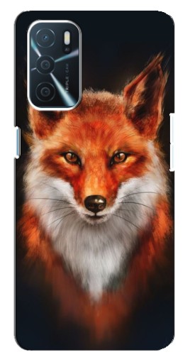 Силиконовый чехол с изображением "Красивая лиса" для Oppo a54s