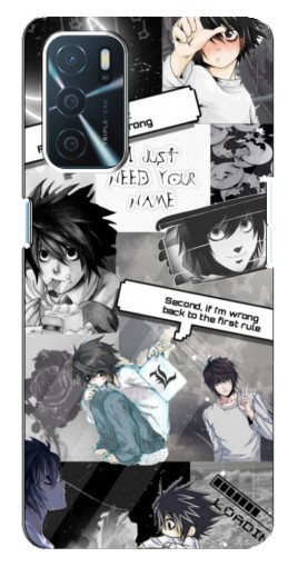 Чехол с принтом "L - Death note" для Oppo a54s
