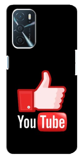 Чехол с принтом "Лайк YouTube" для Oppo a54s
