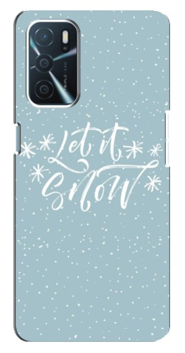 Чехол с принтом "Let it Snow" для Oppo a54s