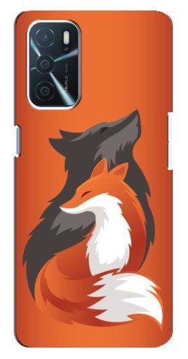 Чехол с принтом "Лиса ART" для Oppo a54s