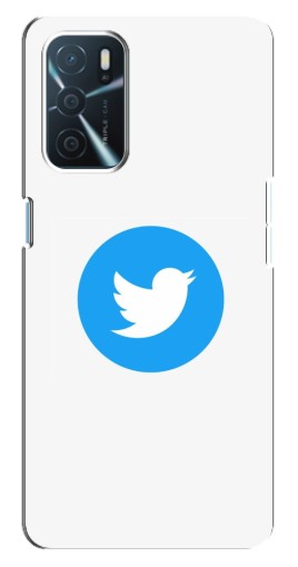 Силиконовый чехол с изображением "Лого Твиттера" для Oppo a54s