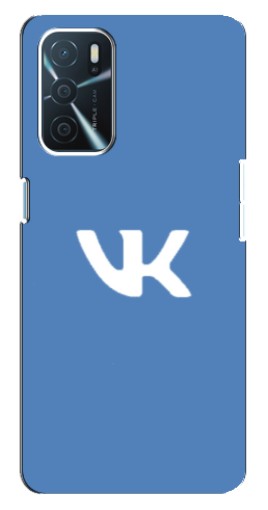 Чехол с картинкой "Лого ВК" для Oppo a54s