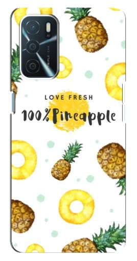 Чехол с принтом "Любовь к ананасам" для Oppo a54s