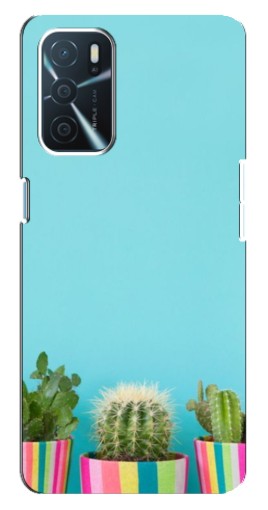 Чехол с картинкой "Маленькие кактусы" для Oppo a54s