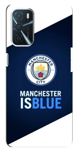 Чехол с картинкой "Manchester is Blue" для Oppo a54s