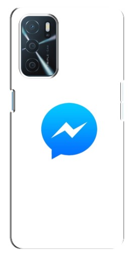 Силиконовый чехол с изображением "messenger logo" для Oppo a54s