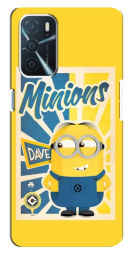 Чехол с печатью "Minions" для Oppo a54s