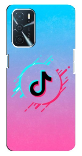 Чехол с картинкой "Нота ТикТок" для Oppo a54s