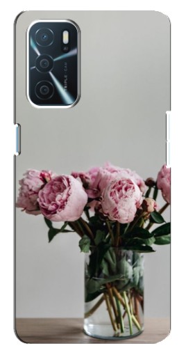 Чехол с печатью "Пионы в вазе" для Oppo a54s