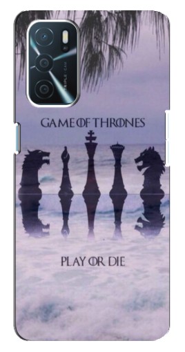 Чехол с принтом "Play or Die" для Oppo a54s