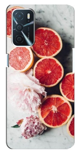 Силиконовый чехол с изображением "Половинки грейпфрутов" для Oppo a54s