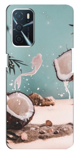 Чехол с картинкой "Половинки кокоса" для Oppo a54s