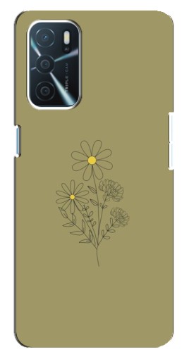 Чехол с картинкой "Рисунок ромашка" для Oppo a54s
