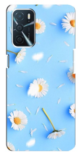 Чехол с картинкой "Ромашковый фон" для Oppo a54s