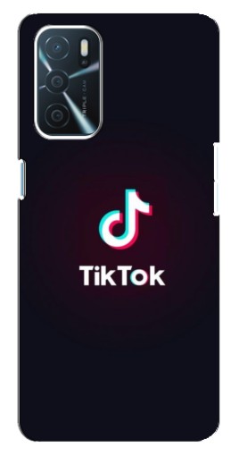 Чехол с печатью "TikTok темный" для Oppo a54s