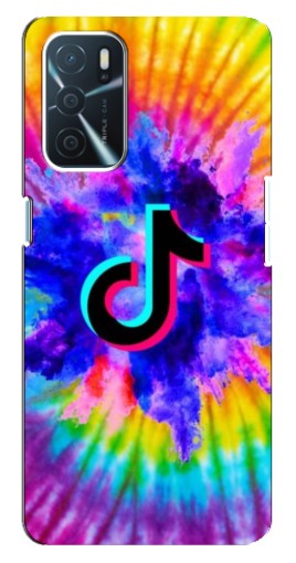 Чехол с принтом "TikTok в красках" для Oppo a54s