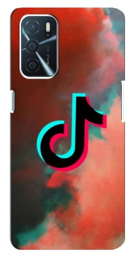 Силиконовый чехол с изображением "ТикТок в тучах" для Oppo a54s