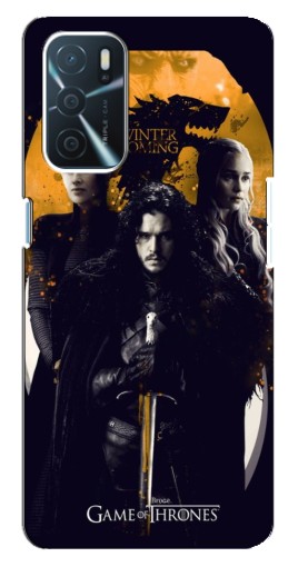 Чехол с печатью "Winter Coming" для Oppo a54s