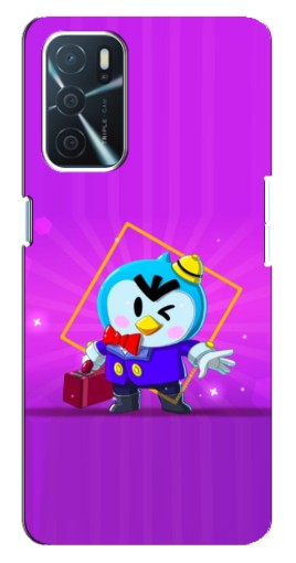 Чехол с печатью "Яркий пингвин" для Oppo a54s