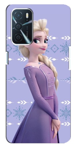 Силиконовый чехол с изображением "Ельза" для Oppo a54s