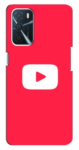 Чехол с картинкой "YouTube Кнопка" для Oppo a54s