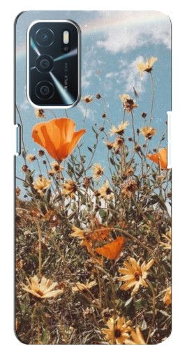 Чехол с принтом "Желтые цветы" для Oppo a54s