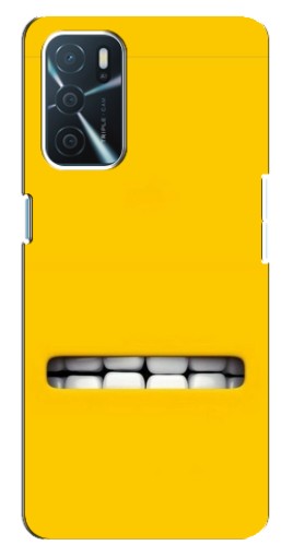 Силиконовый чехол с изображением "Зубы миньона" для Oppo a54s