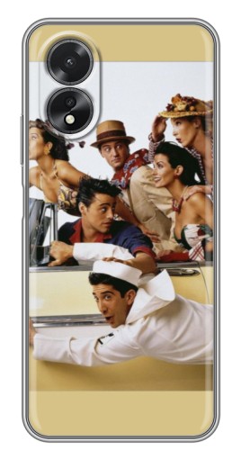 Чехол с печатью "Афиша Друзья " для Oppo A17