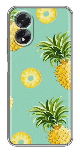 Чехол с печатью "Ананасик" для Oppo A17