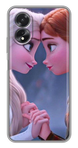 Чехол с принтом "Анна и Ельза" для Oppo A17