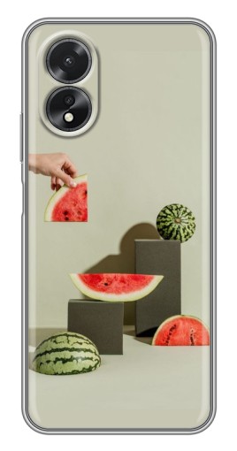 Чехол с принтом "Арт Арбузы" для Oppo A17