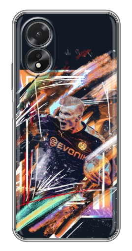 Чехол с печатью "АРТ Haaland" для Oppo A17